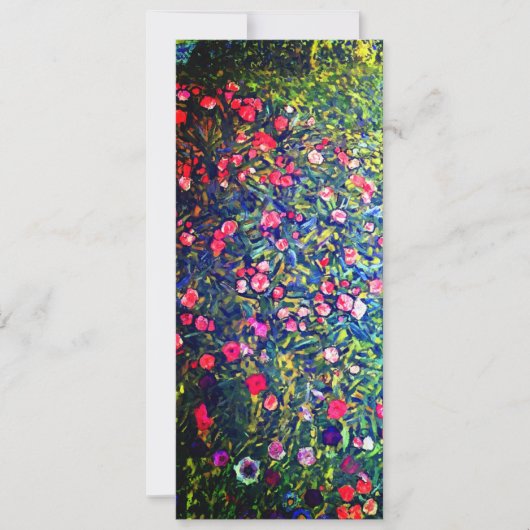 Gustav Klimt Italienischer Garten Einladung (Vorderseite)