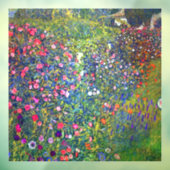 Gustav Klimt Italienischer Garten Fensteraufkleber (Blatt 3)