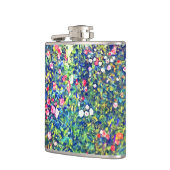 Gustav Klimt Italienischer Garten Flachmann (Links)