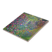 Gustav Klimt Italienischer Garten Fliese (Seite)