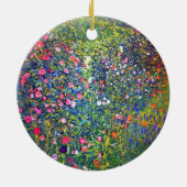 Gustav Klimt Italienischer Garten Keramik Ornament (Hinten)