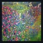 Gustav Klimt Italienischer Garten Landschaft Fotodruck<br><div class="desc">Foto Print mit Gustav Klimts Ölgemälde Italienische Gartenlandschaft (1913). Ein wunderschöner Garten mit bunten Blume: rot,  weiß,  rosa,  lila. Ein großartiges Geschenk für Jugendliche und österreichische Kunstliebhaber.</div>