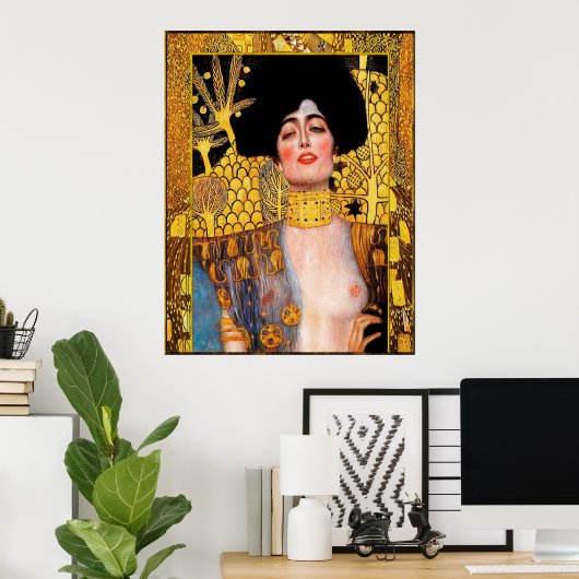 Gustav Klimt - Judith Poster (Heimbüro)