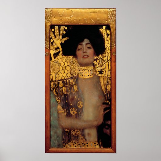 Gustav Klimt Judith und der Leiter von Holofernes Poster (Vorne)