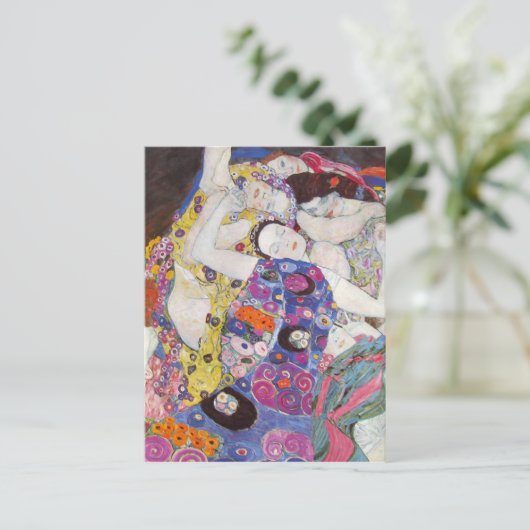 Gustav Klimt Jungfrauen Postcard Postkarte (Stehend Vorderseite)