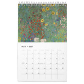 Gustav Klimt Kalender (Mär 2027)