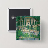 Gustav Klimt - Kirche in Cassone Button (Vorne & Hinten)
