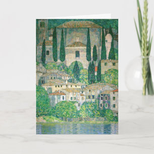Gustav Klimt - Kirche in Cassone Karte