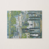 Gustav Klimt - Kirche in Cassone Kunstwerk Puzzle (Horizontal)
