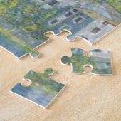 Gustav Klimt - Kirche in Cassone Kunstwerk Puzzle (Seite)