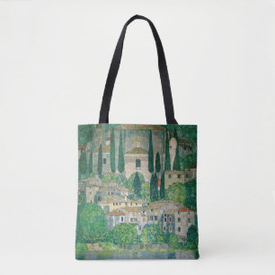 Gustav Klimt - Kirche in Cassone Tasche