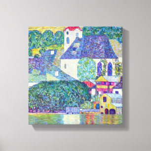 Gustav Klimt - Kirche St. Wolfgang Leinwanddruck