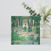 Gustav Klimt - Kirche von Cassone Dankeskarte (Stehend Vorderseite)