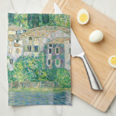 Gustav Klimt - Kirche von Cassone Geschirrtuch (Viertel Falte)