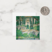 Gustav Klimt - Kirche von Cassone Mitteilungskarte (Vorderseite/Rückseite Beispiel)