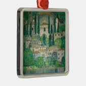 Gustav Klimt - Kirche von Cassone Ornament Aus Metall (Rechts)