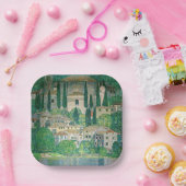 Gustav Klimt - Kirche von Cassone Pappteller (Party)