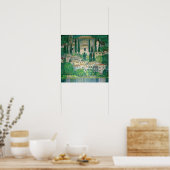 Gustav Klimt - Kirche von Cassone Poster (Küche)