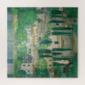 Gustav Klimt - Kirche von Cassone Puzzle (Horizontal)