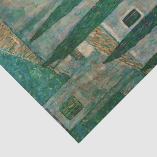 Gustav Klimt - Kirche von Cassone Seidenpapier (Detail)