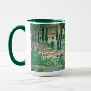 Gustav Klimt - Kirche von Cassone Tasse