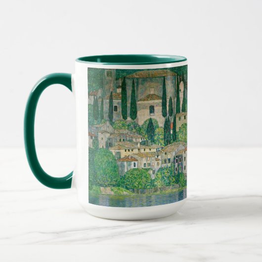 Gustav Klimt - Kirche von Cassone Tasse (Links)