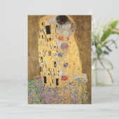 Gustav Klimt | Kiss, 1907-08 Dankeskarte (Stehend Vorderseite)