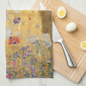 Gustav Klimt | Kiss, 1907-08 Geschirrtuch (Viertel Falte)