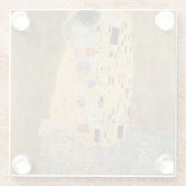 Gustav Klimt | Kiss, 1907-08 Glasuntersetzer (Rückseite)