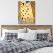 Gustav Klimt | Kiss, 1907-08 Leinwanddruck (Insitu (Schlafzimmer))