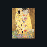 Gustav Klimt | Kiss, 1907-08 Leinwanddruck<br><div class="desc">Kiss,  1907-08 | von Gustav Klimt | Art Location: Österreichische Galerie Belvedere,  Wien,  Österreich | Österreichische Künstlerin | Image Collection number: XAM601</div>