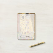 Gustav Klimt | Kiss, 1907-08 Post-it Klebezettel (Auf Schreibtisch)