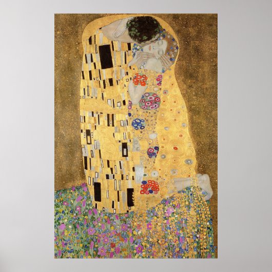 Gustav Klimt | Kiss, 1907-08 Poster (Vorne)