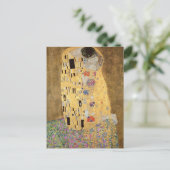 Gustav Klimt | Kiss, 1907-08 Postkarte (Stehend Vorderseite)