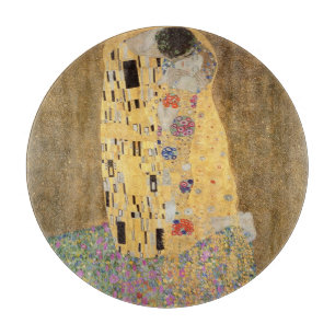 Gustav Klimt   Kiss, 1907-08 Schneidebrett