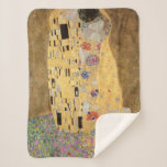 Gustav Klimt | Kiss, 1907-08 Sherpadecke<br><div class="desc">Kiss, 1907-08 | von Gustav Klimt | Art Location: Österreichische Galerie Belvedere, Wien, Österreich | Österreichische Künstlerin | Image Collection number: XAM601</div>