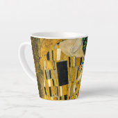 Gustav Klimt Kiss / Valentine's Day Artistic Milchtasse (Linke Ecke)