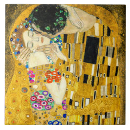 Gustav Klimt Kiss / Valentine's Day Romantic Art Fliese