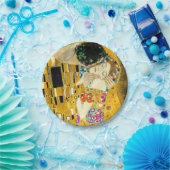 Gustav Klimt Kiss / Valentine's Day Romantic Art Pappteller (Party)