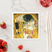 Gustav Klimt Kiss / Valentine's Day Romantic Art Serviette (Beispiel)