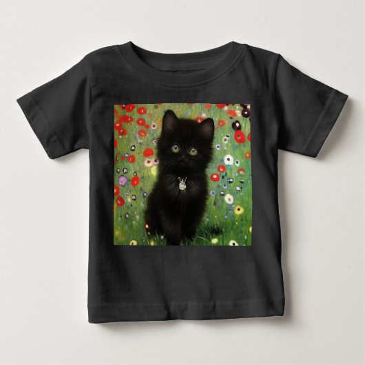 Gustav Klimt Kitten Baby T-shirt (Vorderseite)