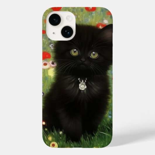 Gustav Klimt Kitten Case-Mate iPhone Hülle (Rückseite)