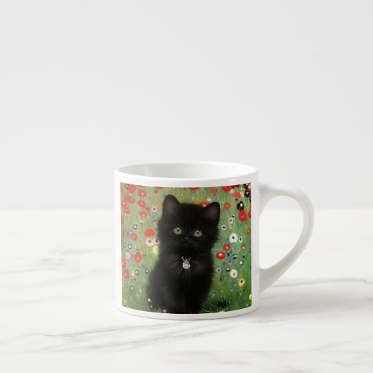 Gustav Klimt Kitten Espressotasse (Rechts)