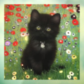 Gustav Klimt Kitten Fensteraufkleber (Blatt 3)