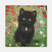 Gustav Klimt Kitten Magnet