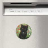 Gustav Klimt Kitten Magnet (In Situ (Geschirrspüler))
