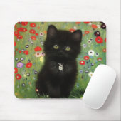 Gustav Klimt Kitten Mousepad (Mit Mouse)