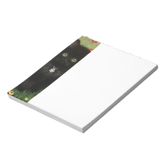 Gustav Klimt Kitten Notizblock (Rotiert)