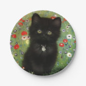 Gustav Klimt Kitten Pappteller (Vorderseite)