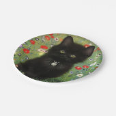 Gustav Klimt Kitten Pappteller (Schrägansicht)
